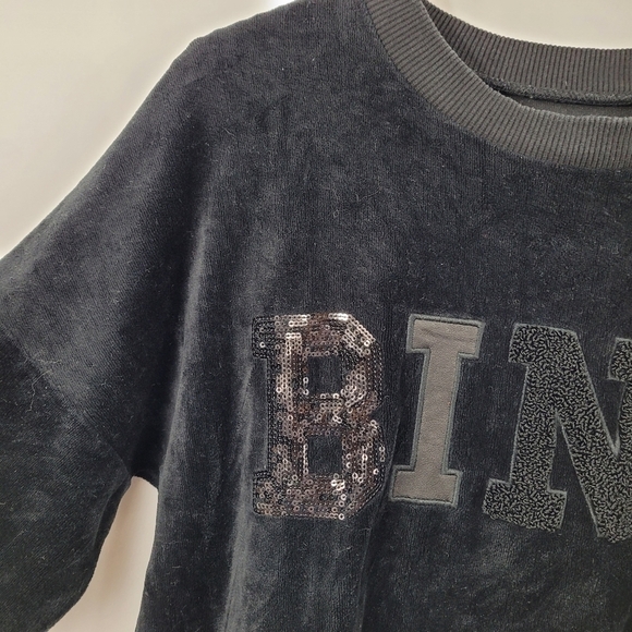 Anine Bing Velour Velvet Sweatshirt - Picture 9 of 12